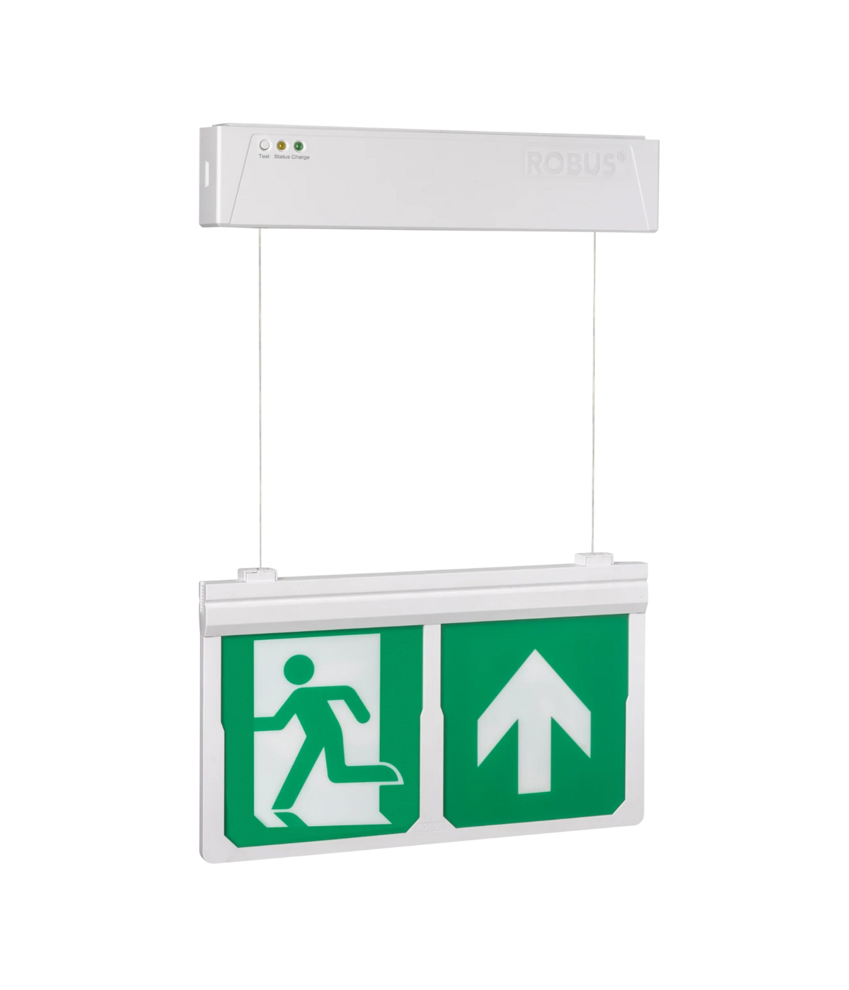 Robus RBE4DT-01 BLADE EXPRESS DUAL TEST 3.5W Suspended Exit Sign IP20 ...