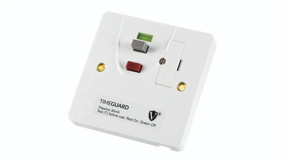 Timeguard RCD11WPVN Valiance+® RCD Protected Single Gang White Fused Connection Unit – Passive