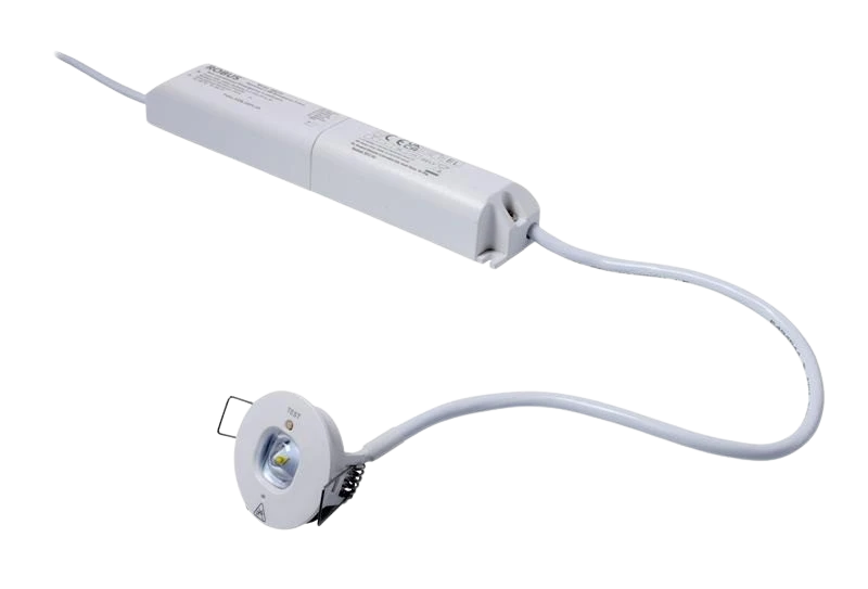 Robus RDD1P5LO-01 DESMOND 1.5W Non-Maintained 40mm Emergency LED Downlight LiFePO4 Battery Open White
