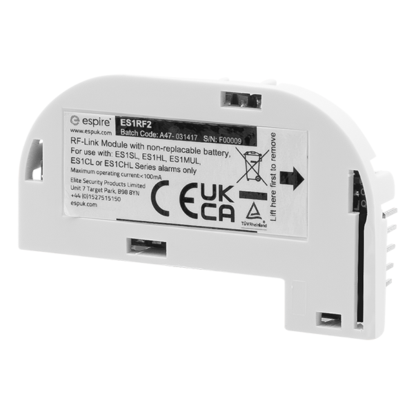 ESP ES1RF2 RF Module for 10 Year Battery Powered Alarms