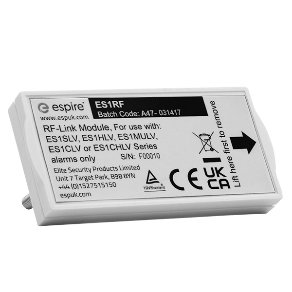 ESP ES1RF RF Module for Mains Powered Alarms with 10 Year Battery