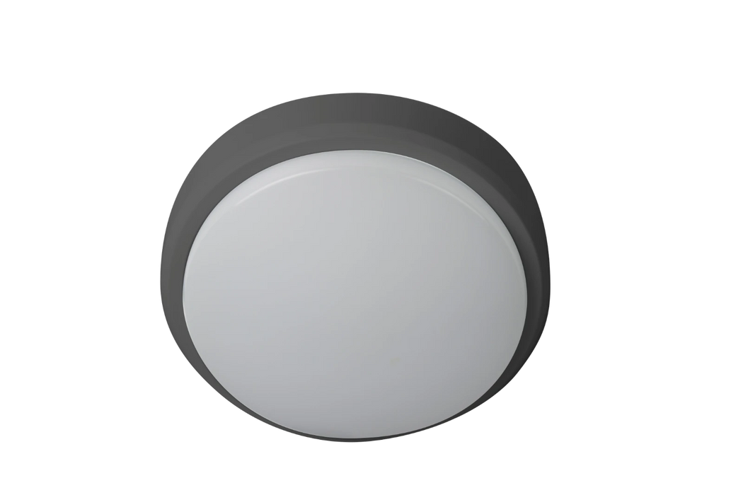 Robus  RHC1230-01 OHIO 3000K 12W IP54 Circular Bulkhead -  c/w White And Black Trims