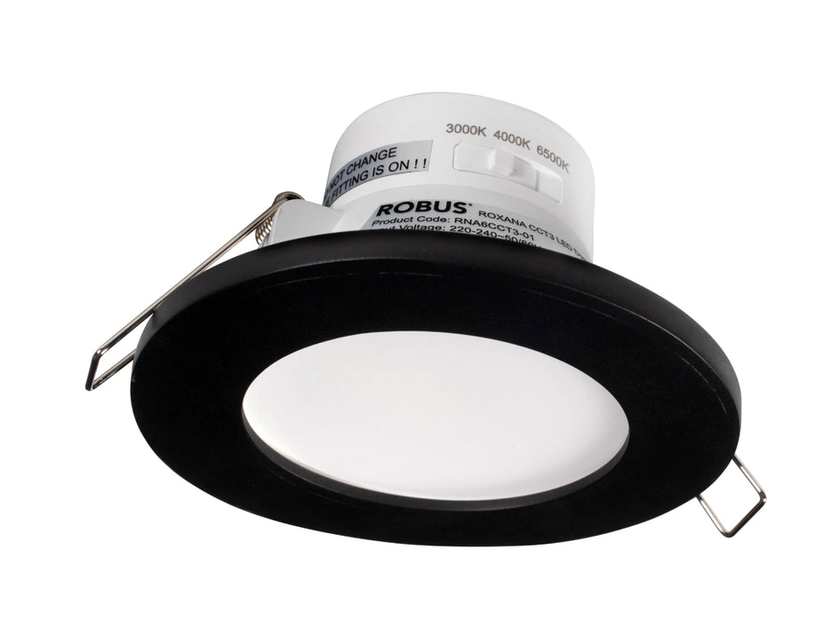 Robus RNA6TRIM-10 ROXANA 6W CCT  Matte Black Trim Accessory