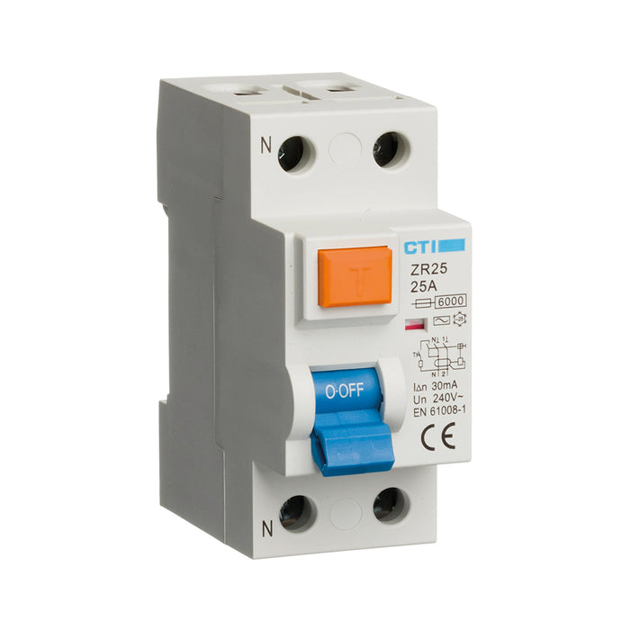 Red Arrow ZR25/A CTI 30mA Type A RCD 25A