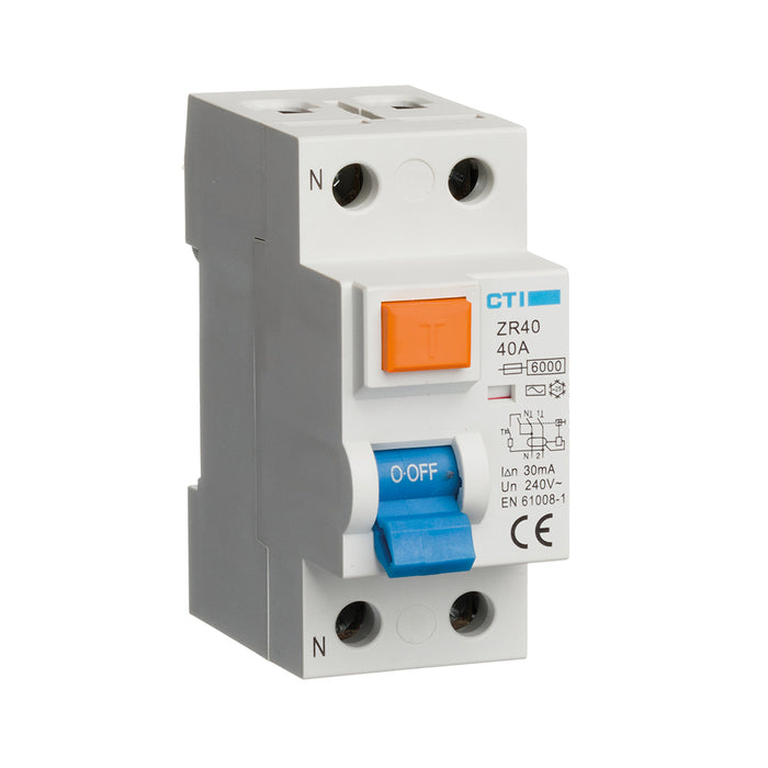 Red Arrow ZR40/A CTI 30mA Type A RCD 40A