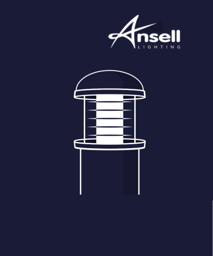 Ansell outdoor LED bollard lighting for gardens, pathways, driveways, entrances and commercial exterior landscaping projects.