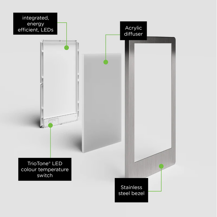 Sensio SE11590T0 Neo TrioTone Colour Selectable Under Cabinet Light Single - Cool/Natural/Warm White
