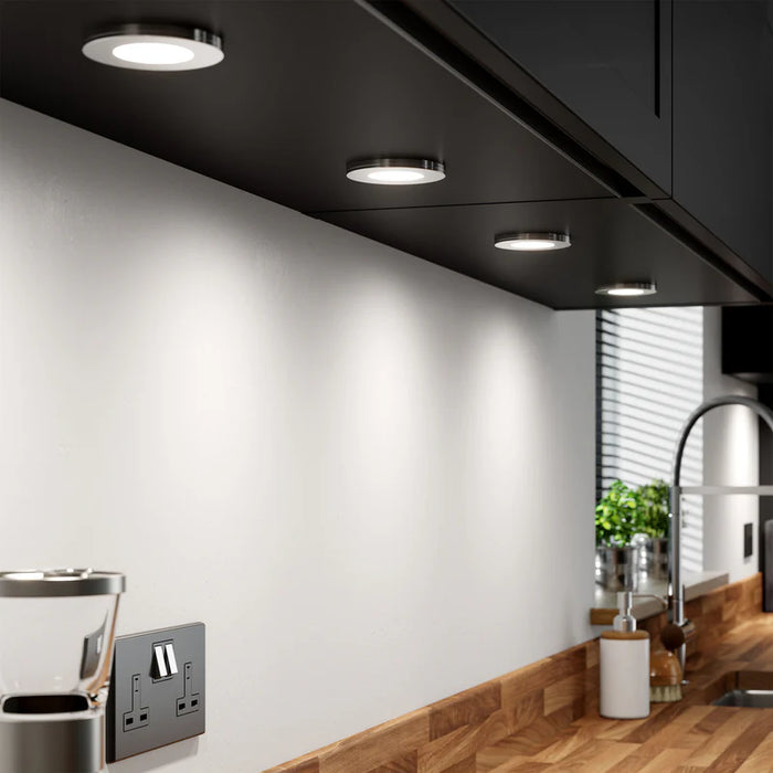 Sensio SE12090T0 Apex TrioTone Colour Selectable Under Cabinet Light Single (Aluminium) - Cool/Natural/Warm White