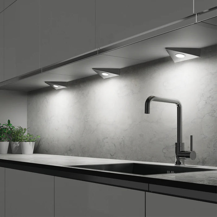Sensio SE21000 Bermuda TrioTone Triangle Colour Selectable Under Cabinet Light Single - Cool/Natural/Warm White