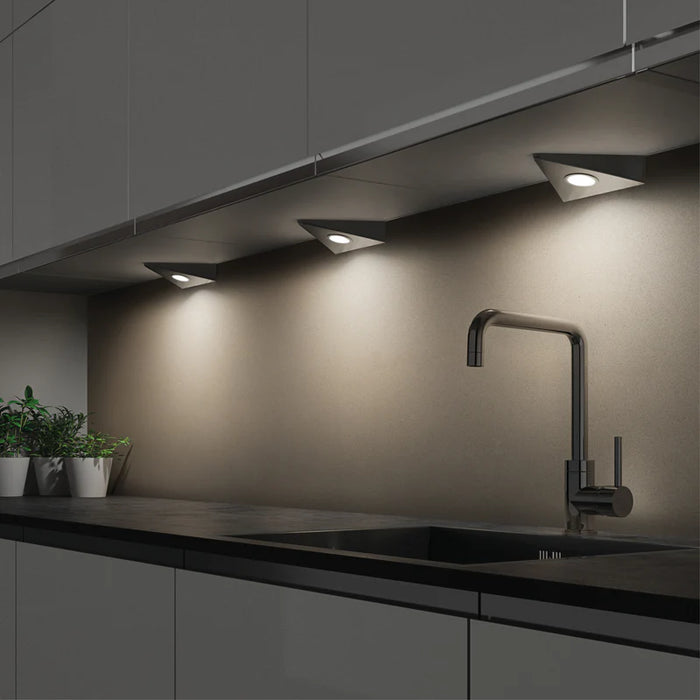 Sensio SE21000 Bermuda TrioTone Triangle Colour Selectable Under Cabinet Light Single - Cool/Natural/Warm White