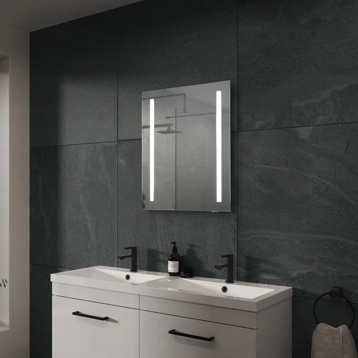 Sensio SE34395C0 Isla Plus Battery Operated LED Mirror - 500x390x30mm - Cool White