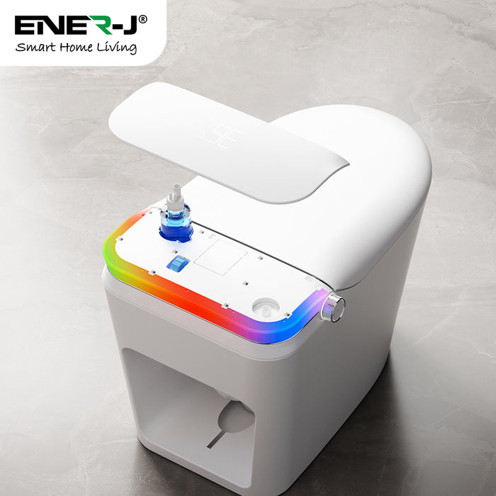 Ener-J HygienePro Smart Toilet with Inner Tank, Voice & App Control, Heated Seat – White