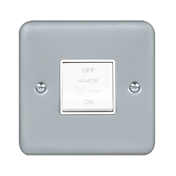 Click Scolmore MCP020 10A 3 Pole Fan Isolation Plate Switch