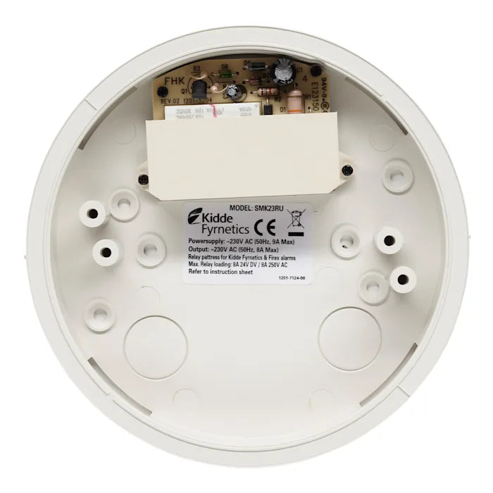 Kidde SMK23RU Surface Mounting Pattress with Relay Output