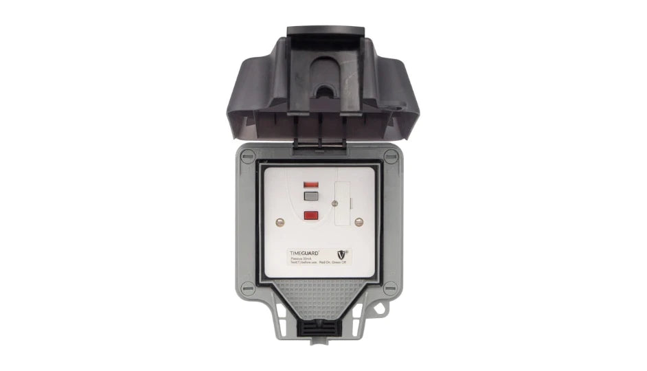 Timeguard TW1460P Weathersafe IP66 13A Unswitched Spur with Passive RCD
