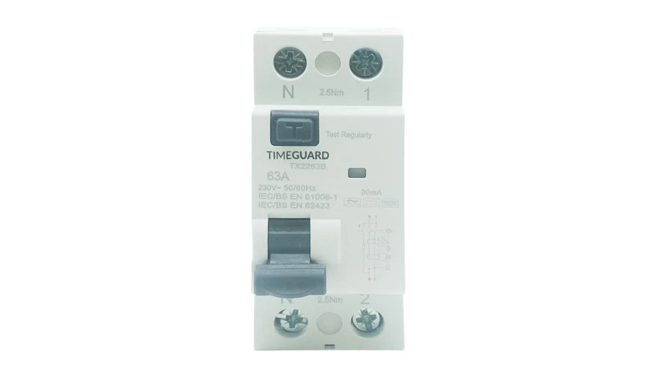 Timeguard TX2263B 63A 30mA Type B RCD