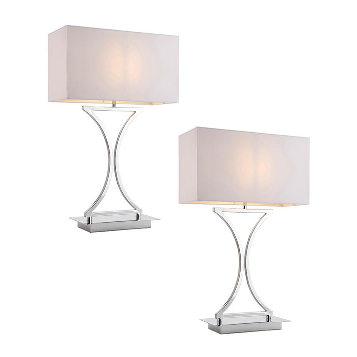 Endon Lighting 99961 Epalle - Twin Pack Table  (bulb not included)