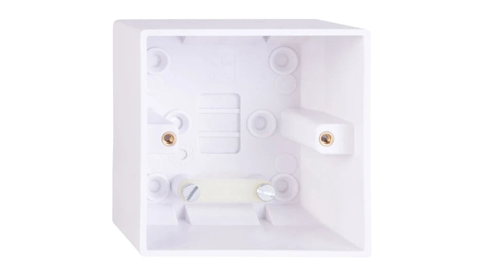 Deta V1228 Vimark 1 Gang 45mm Pattress Box