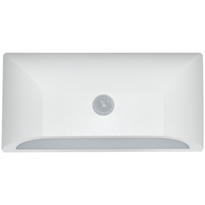 Eterna VECOWLPIRW 6W White Plastic LED Wall Light With 160° PIR