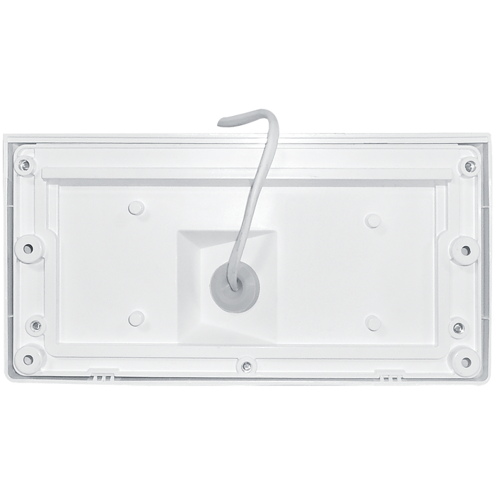 Eterna VECOWLPIRW 6W White Plastic LED Wall Light With 160° PIR