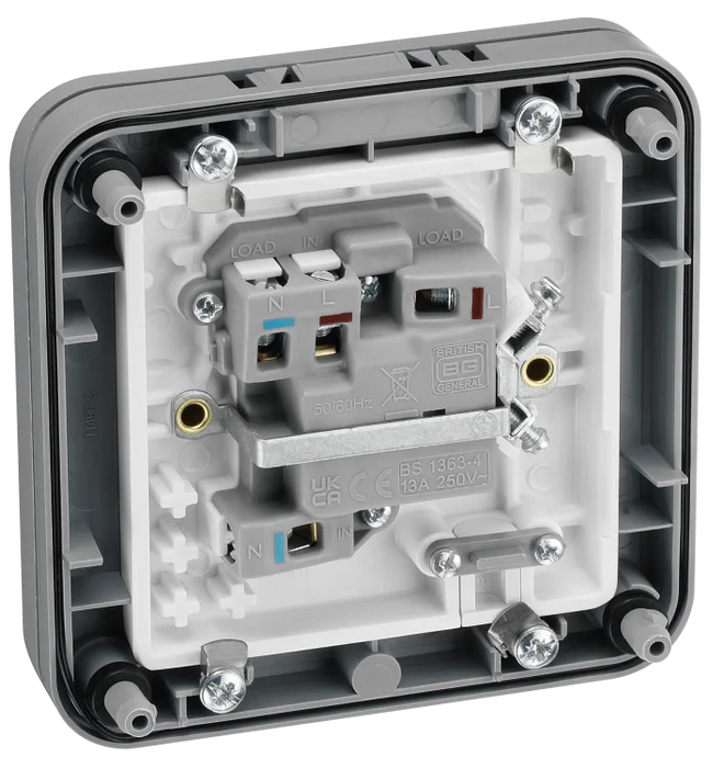 BG Storm WP53 Weatherproof 13 Amp Switched Fused Connection Unit