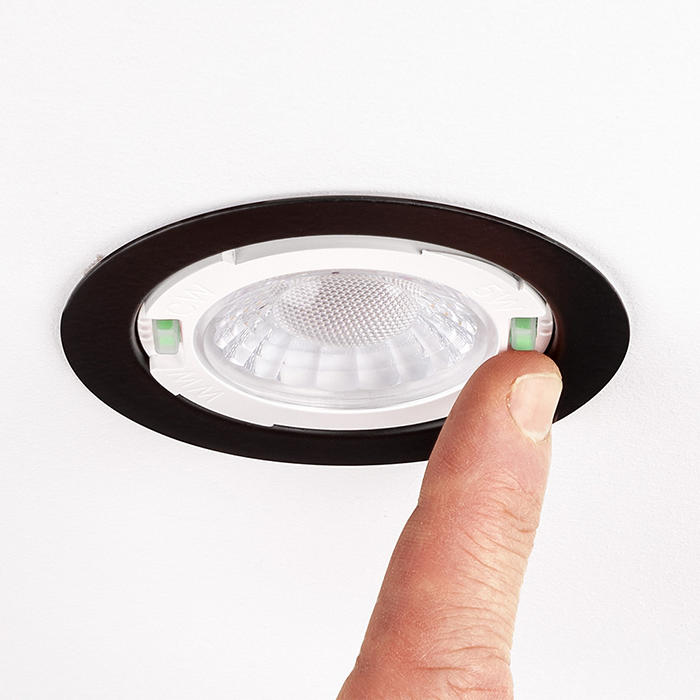 JCC JC1101/WH10 10 pack of X50 fire-rated Downlight & White Bezel 3.5W/5W 3000K/4000K/5700K