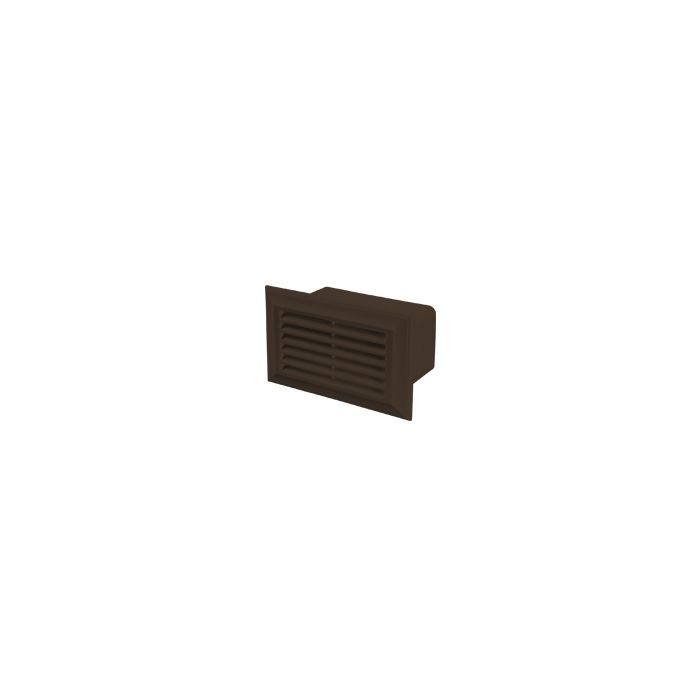 Blauberg DECOR 86X230 BROWN Flat Plastic Air Brick - 204x60mm - Brown