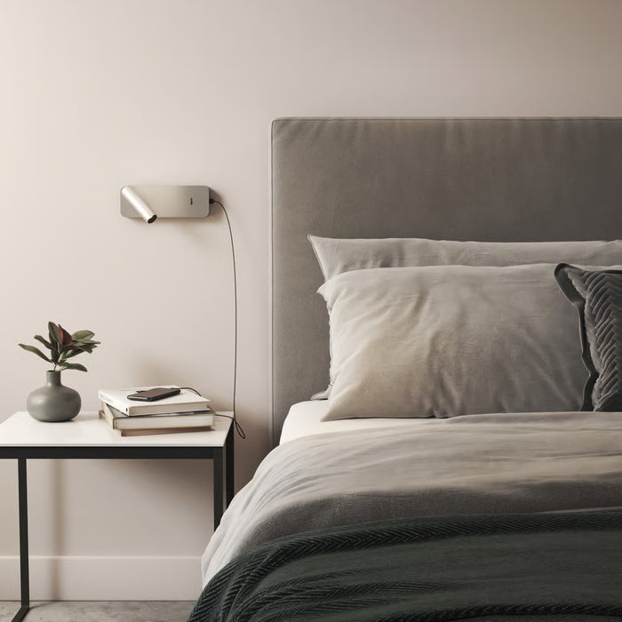 Astro Lighting 1058154 Enna Surface USB-A Matt White LED Reading Light