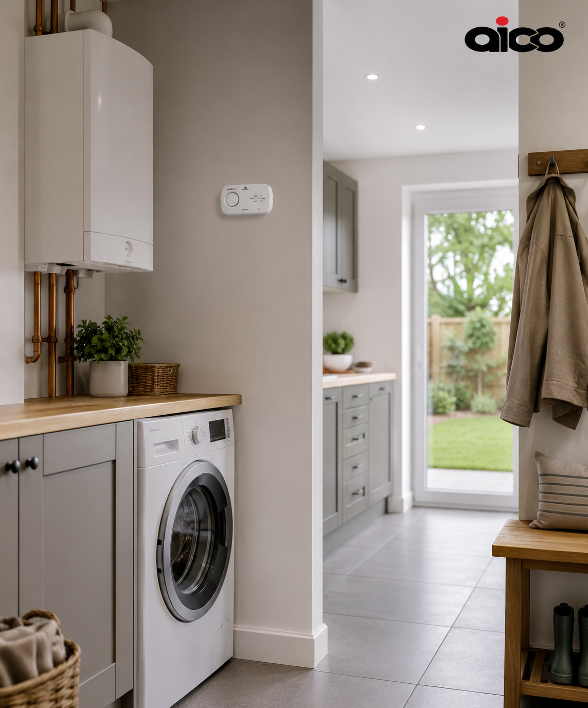 Carbon Monoxide Alarms: Aico carbon monoxide alarms for detecting dangerous CO levels in homes.