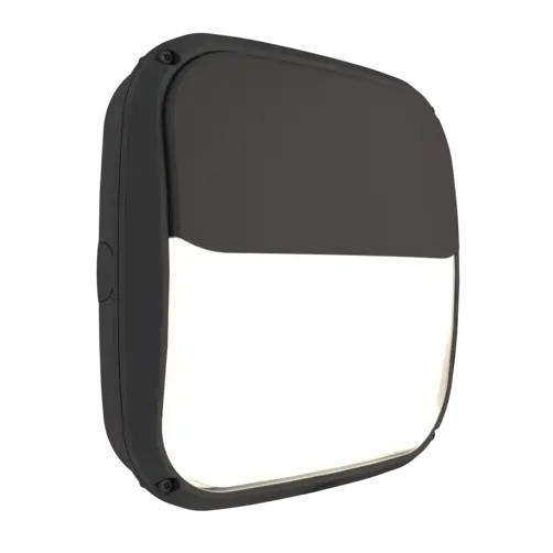 Ansell ACUB/1/BK Cubba  13-23W CCT Multi Wattage Bulkhead Black