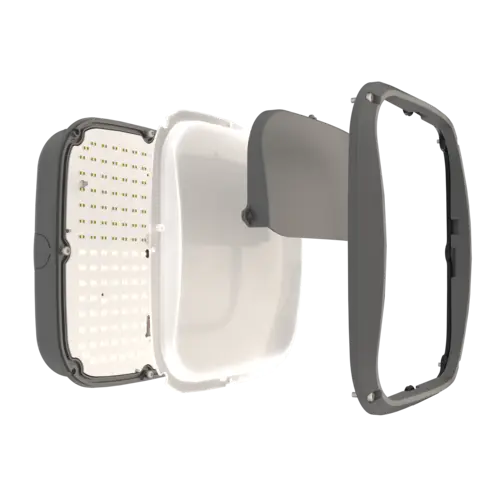 Ansell ACUB/1/GR Cubba 13-23W CCT Multi Wattage Grey Bulkhead