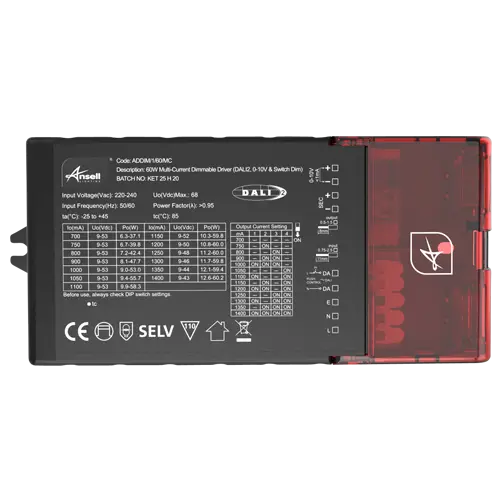Ansell ADDIM/1/36/MC Multi-current Dimmable Driver 36W