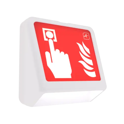 Ansell AFPR/1/W 2W Falcon Protect Self-Test Emergency White