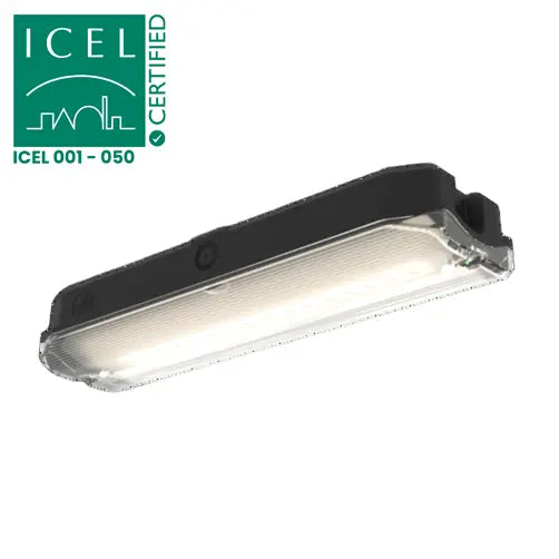 Ansell AGLED/3M/BK Guardian 3W Bulkhead Black - IP65