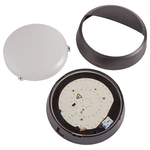 Ansell AHELED/CB 13W Helder CCT Circular Bulkhead Black