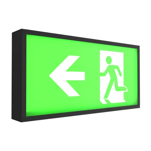 Ansell AWAT/2/B 2W Watchman Exit Box Black