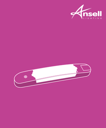 Ansell cabinet and bathroom lighting fittings for mirrors, vanity areas, cupboards, kitchens and practical interior task lighting.