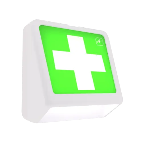 Ansell AFPR/1/W 2W Falcon Protect Self-Test Emergency White