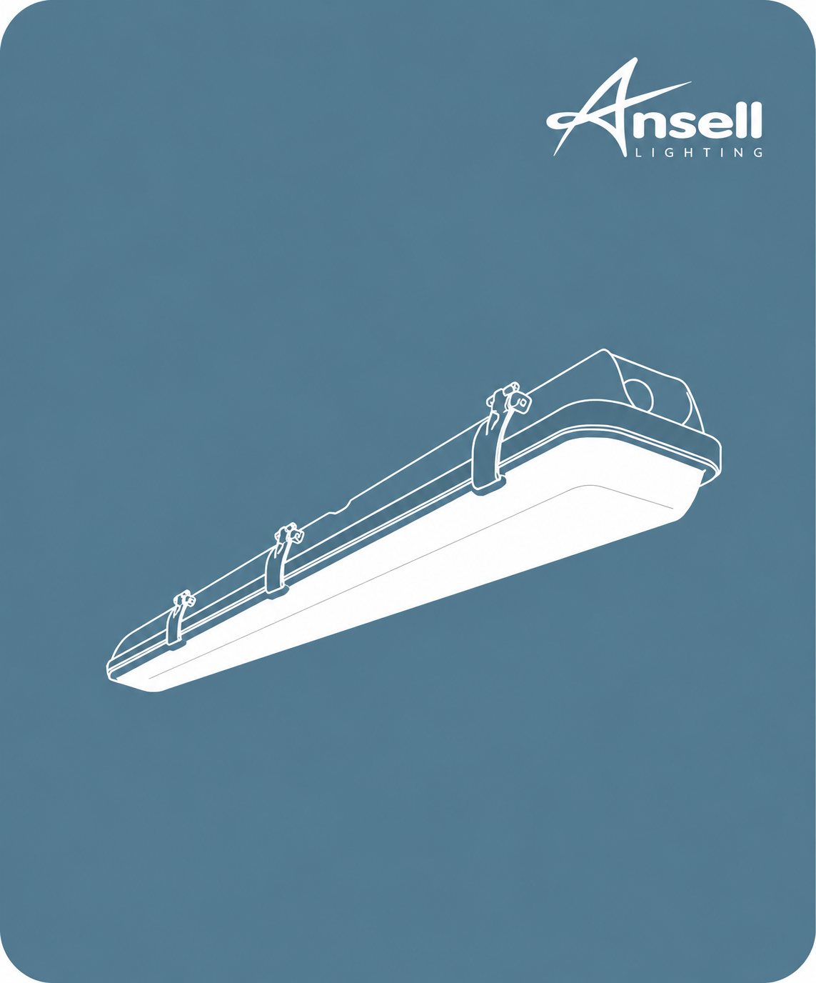 Ansell LED battens and weatherproof light fittings for warehouses, workshops, garages, utility areas and demanding commercial environments.