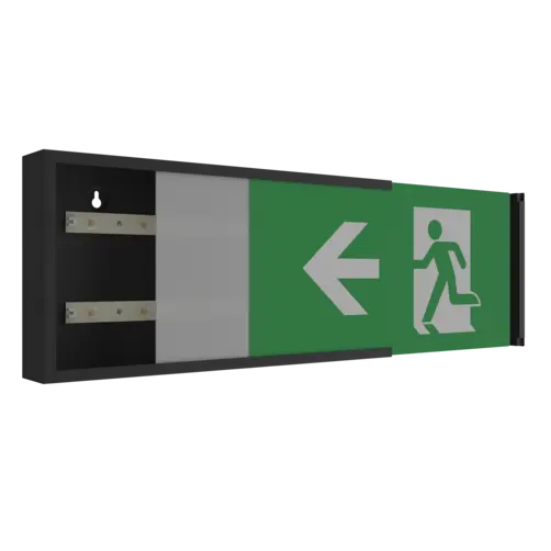 Ansell AWAT/2/B 2W Watchman Exit Box Black