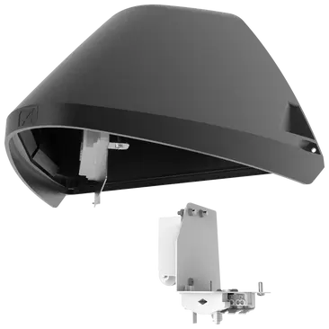 Ansell AWOLF/BLK 18-30W Wolf CCT Multi Wattage Wallpack Black