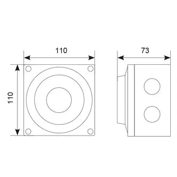 Ansell AOCTO/BT/PIR/IP66/HBSP OCTO IP66 Smart High Bay Racking Aisle PIR Sensor