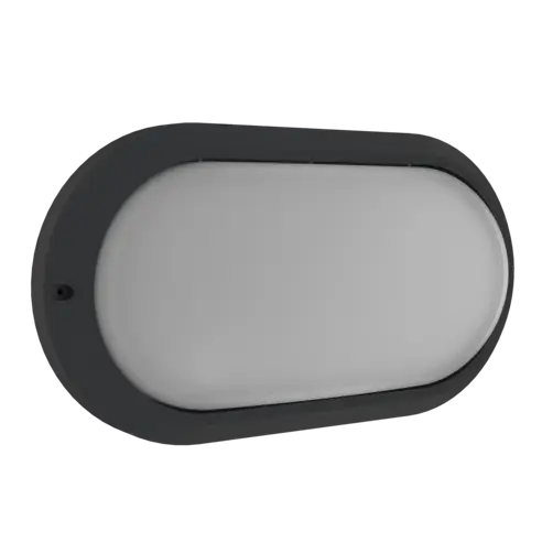 Ansell ASOR/1/B Sorrento 6.5-12W CCT IP65 Led Black Bulkhead