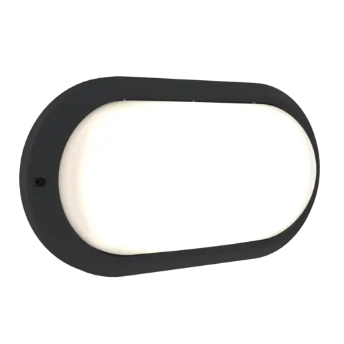 Ansell ASOR/1/B Sorrento 6.5-12W CCT IP65 Led Black Bulkhead