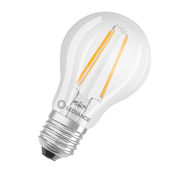 Ledvance 4099854054396 LED Classic A 60 Filament DIM P 7W 827 Clear E27 Pack of 10