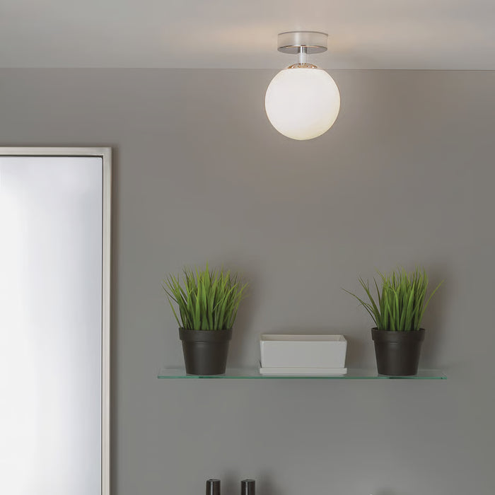 Astro Lighting 1038001 Denver Polished Chrome Bathroom Ceiling Light