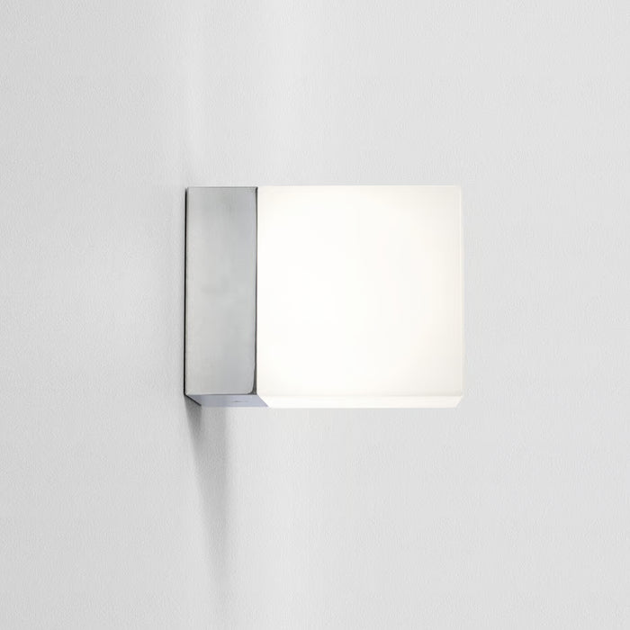 Astro Lighting 1140001 Cube Polished Chrome Bathroom Wall Light