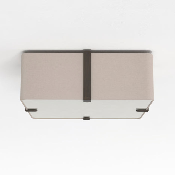 Astro Lighting 5042008 Elba Square 350 Putty Fabric Ceiling Shade