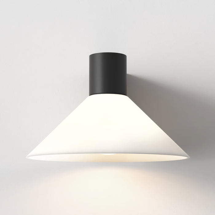 Astro Lighting 1451002 Conic Matt Black Bathroom Wall Light