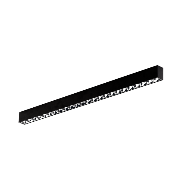 Aurora Lighting AU-LN122BLK InterLEDCS™ 1200mm DALI Dimmable Reflector Black